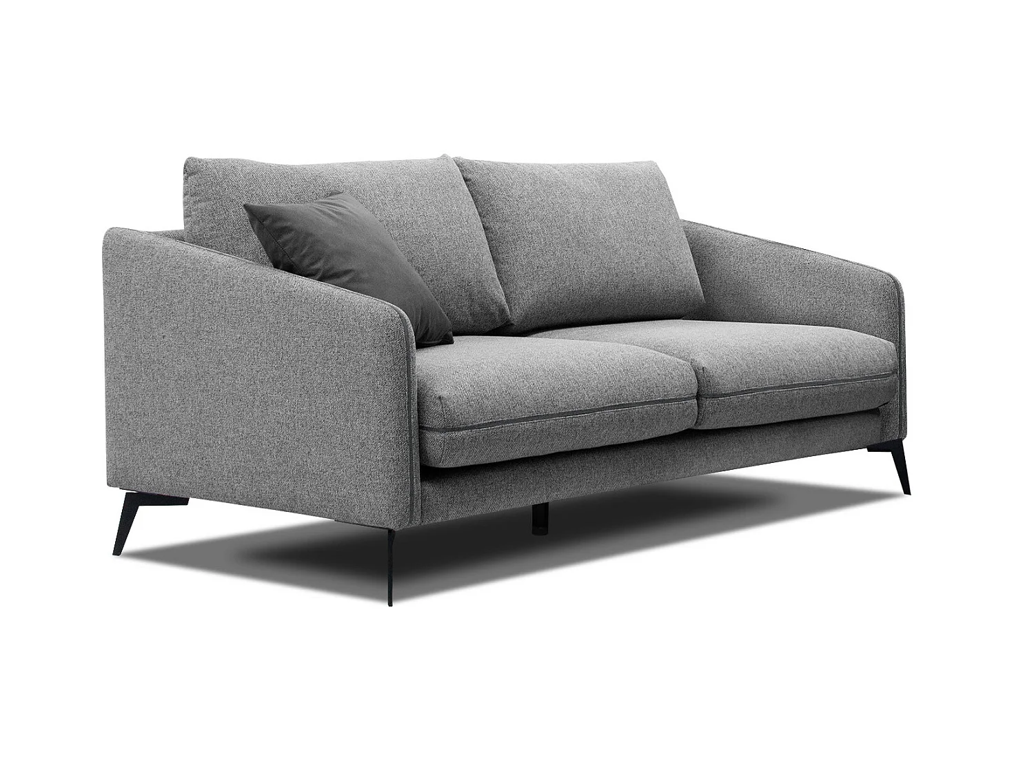 CANAPE SOGEL 2,5-sitzer tissu gris