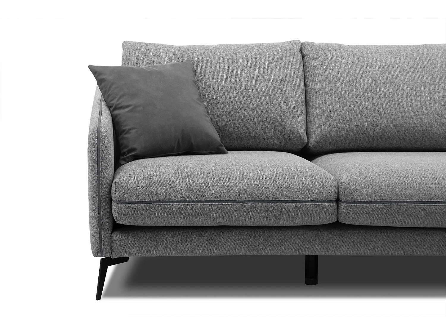SOGEL Sofa 2,5-Sitzer, grau
