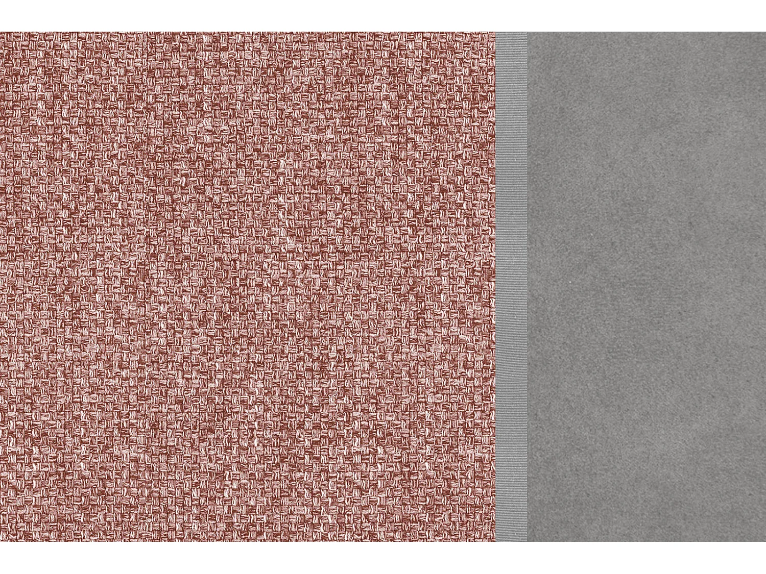 SOGEL Ecksofa 4-Sitzer rechts, hellrot