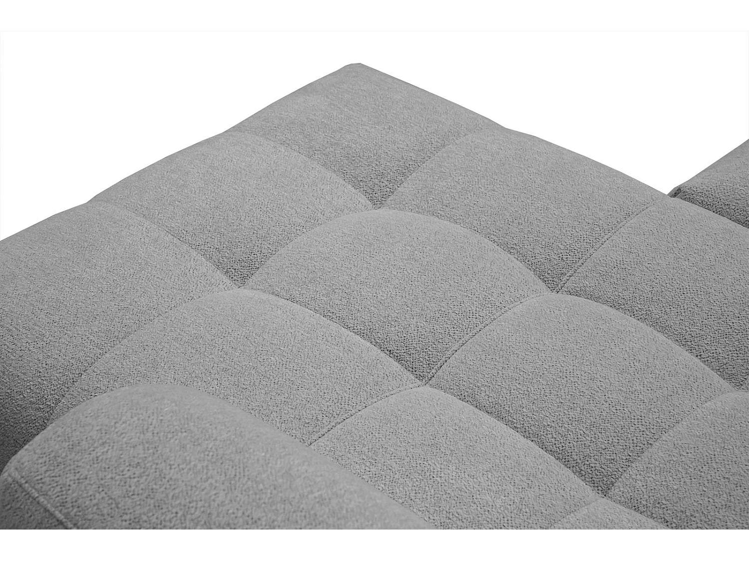 SALVINI Ecksofa 4-Sitzer rechts, grau