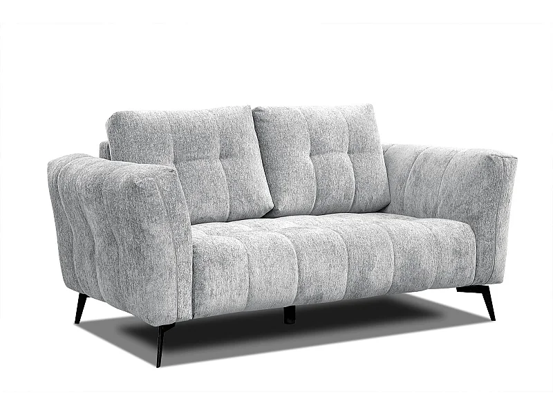 KALMER Sofa 2-Sitzer, hellgrau