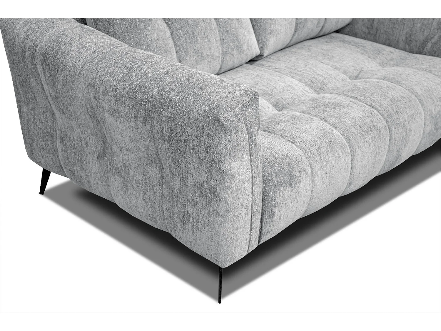 KALMER Sofa 2-Sitzer, hellgrau