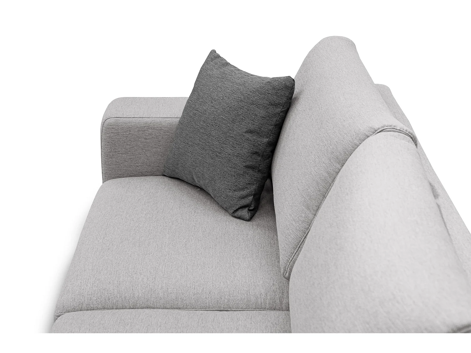 OTTO Ecksofa 5-Sitzer links, hellgrau