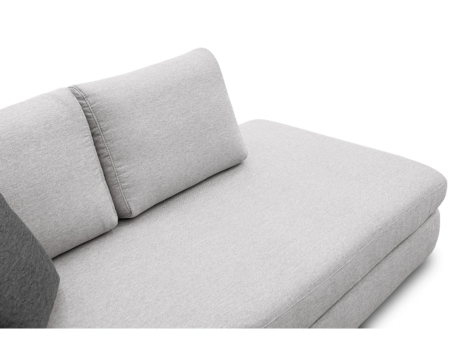 OTTO Ecksofa 5-Sitzer links, hellgrau