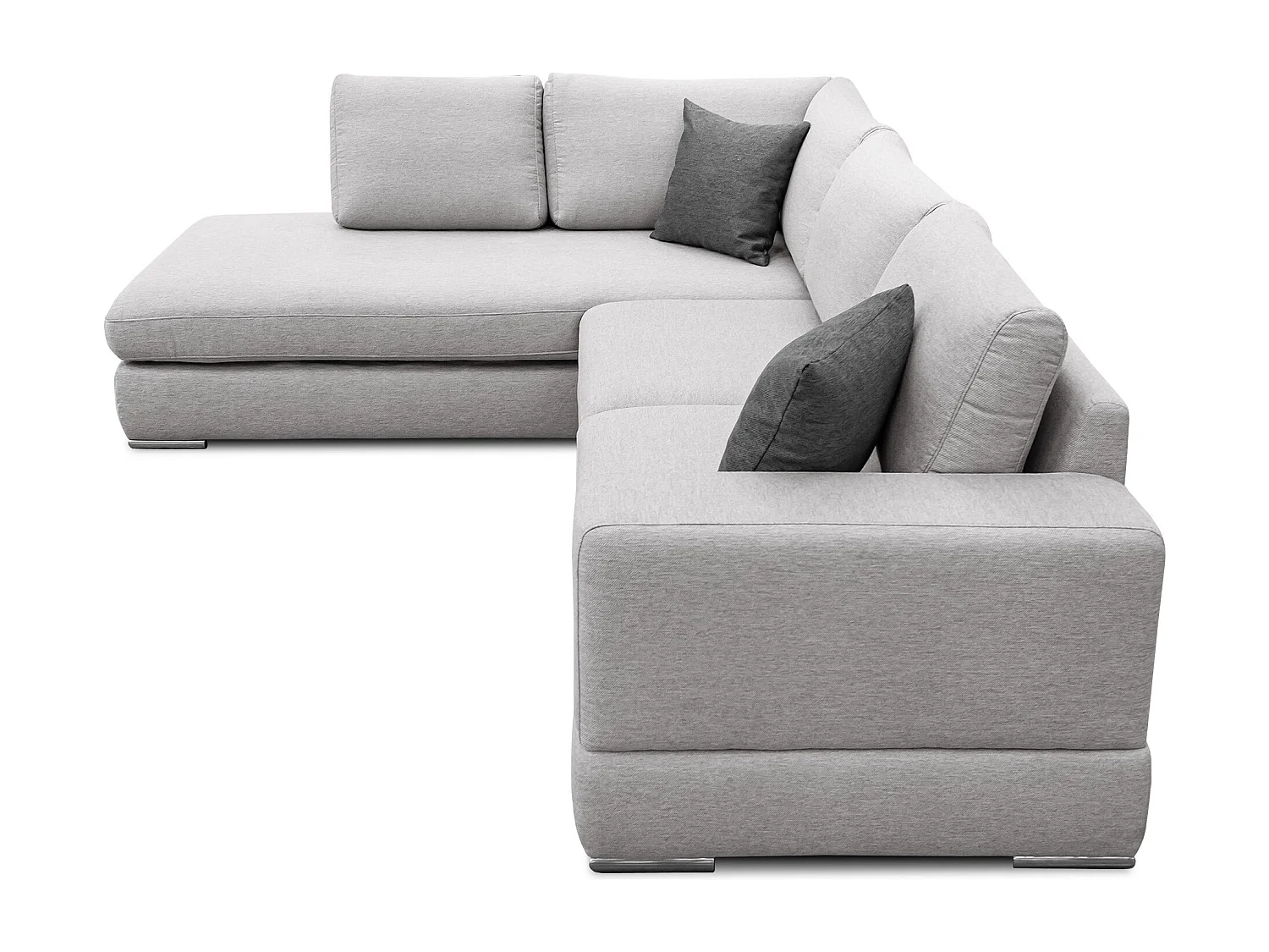 OTTO Ecksofa 5-Sitzer rechts, hellgrau