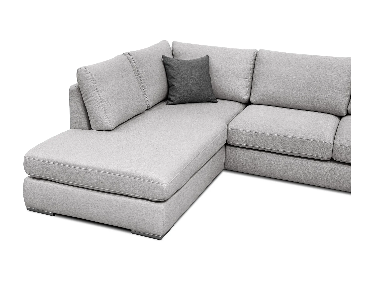 OTTO Ecksofa 5-Sitzer rechts, hellgrau