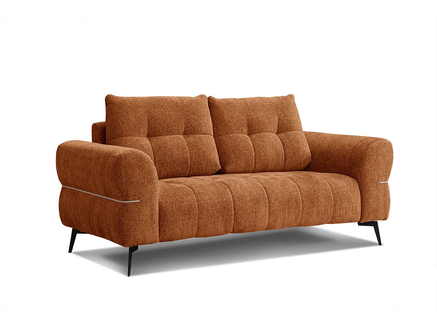 SALVINI Sofa 2,5-Sitzer, dunkelorange