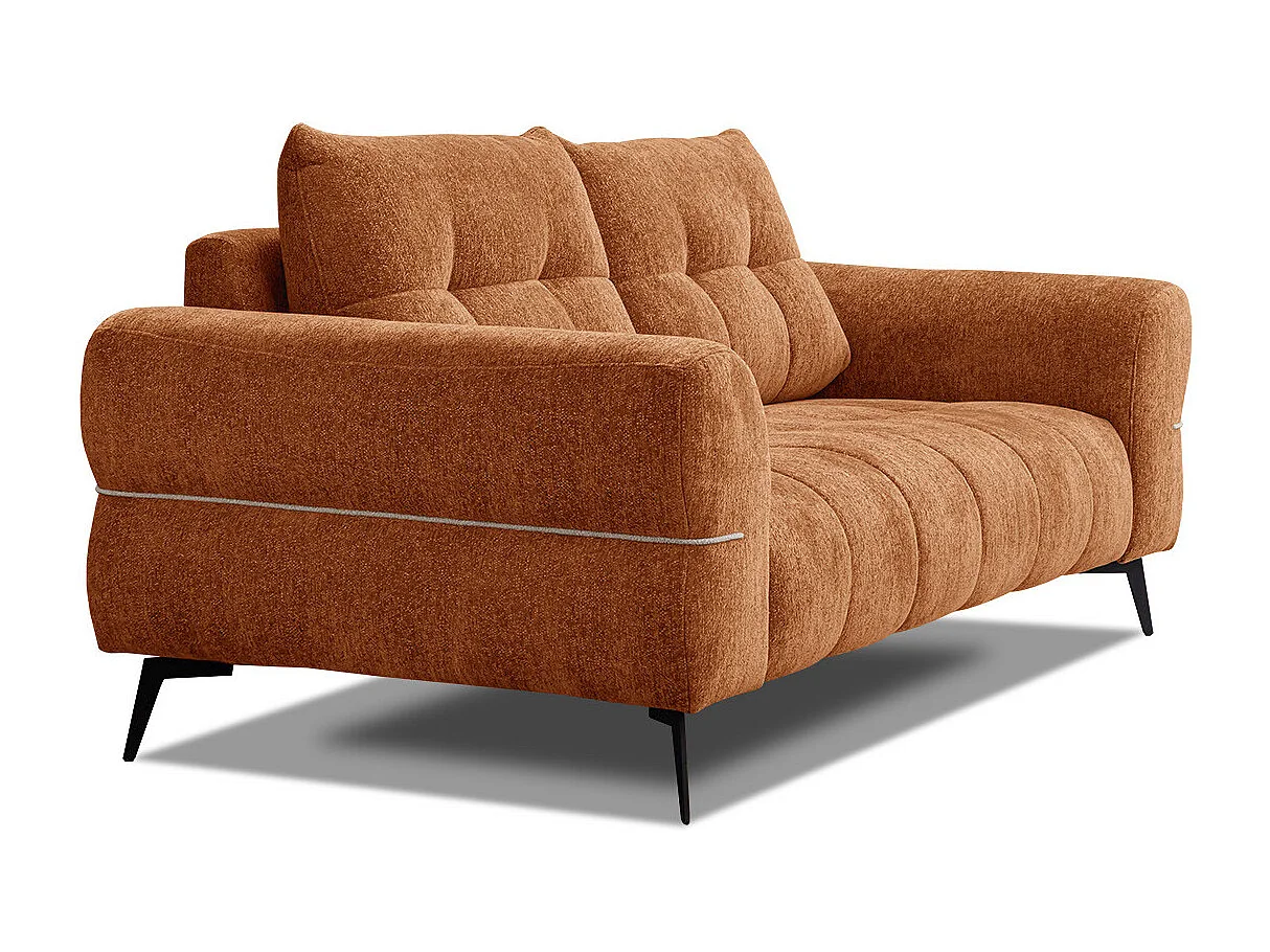 SALVINI Sofa 2,5-Sitzer, dunkelorange