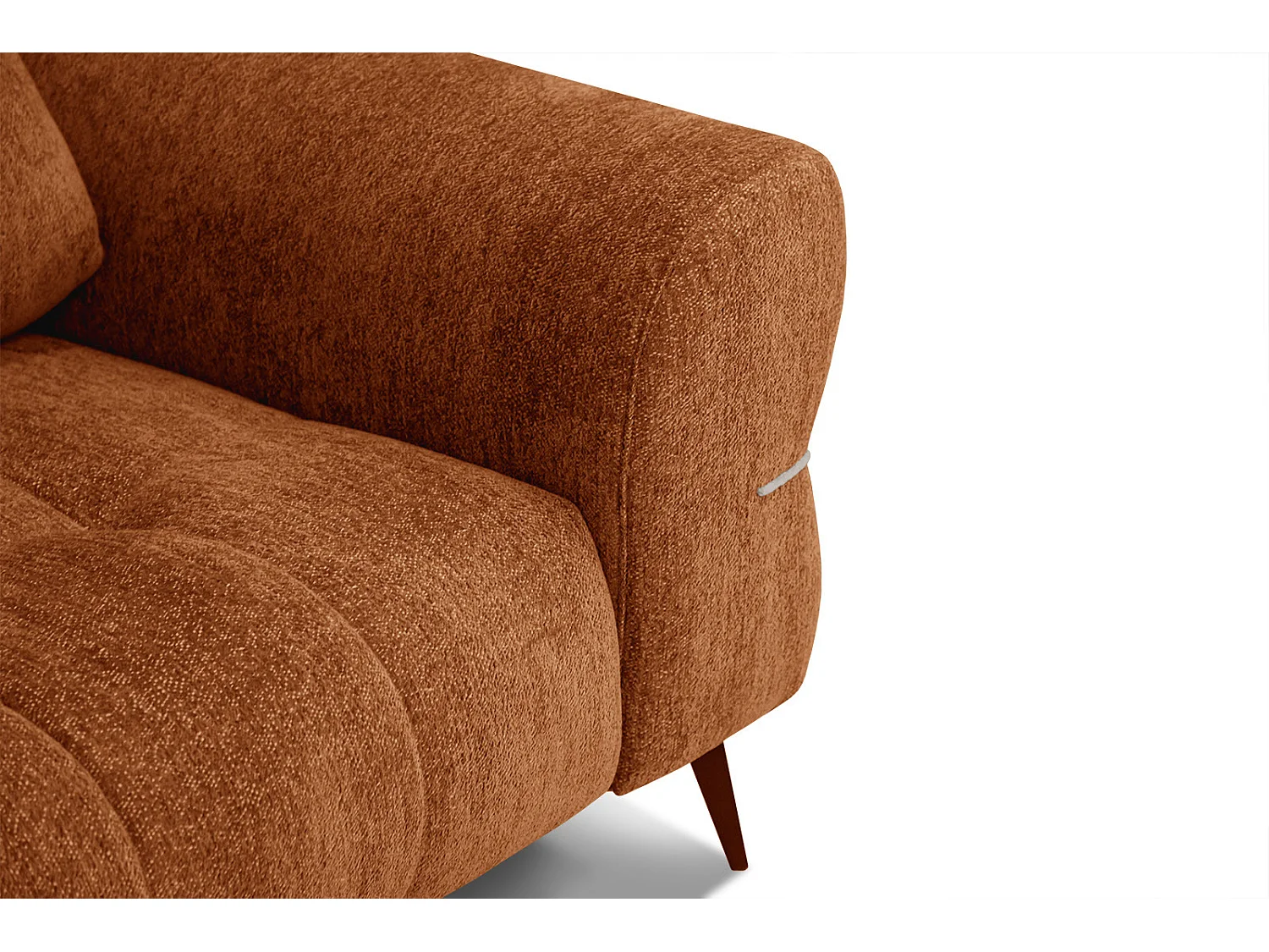 SALVINI Sofa 2,5-Sitzer, dunkelorange