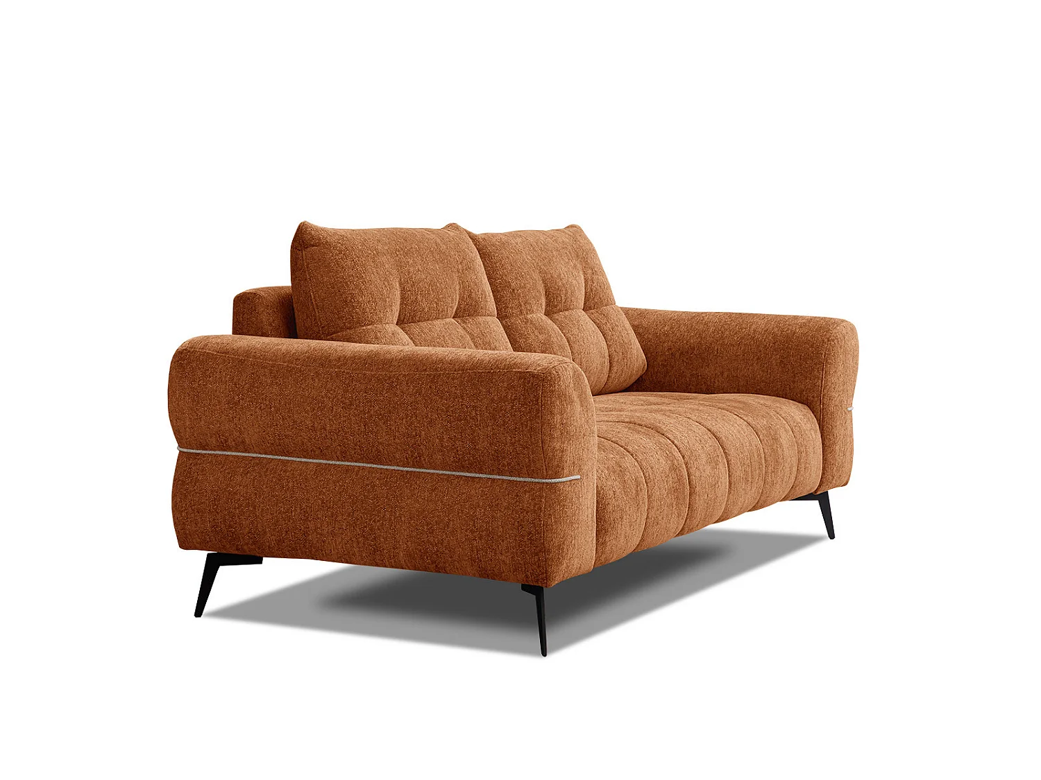 SALVINI Sofa 2,5-Sitzer, dunkelorange