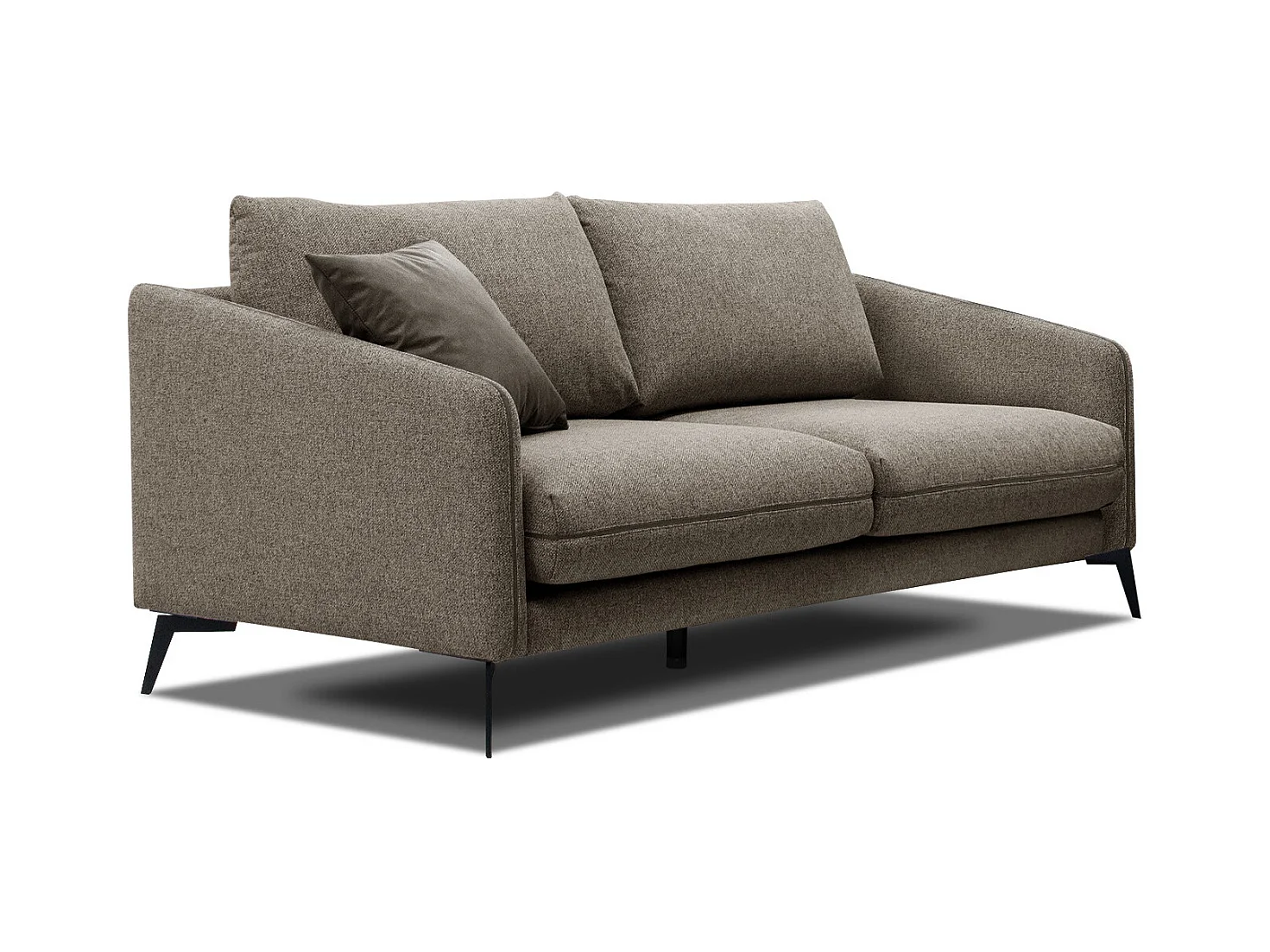 CANAPE SOGEL 2,5-sitzer tissu taupe