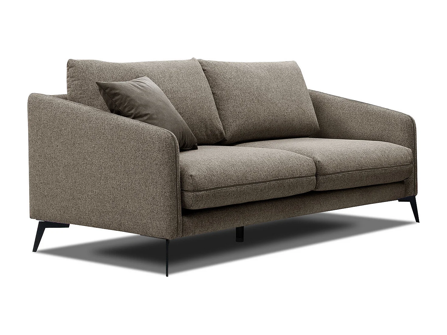 SOGEL Sofa 2,5-Sitzer, taupe