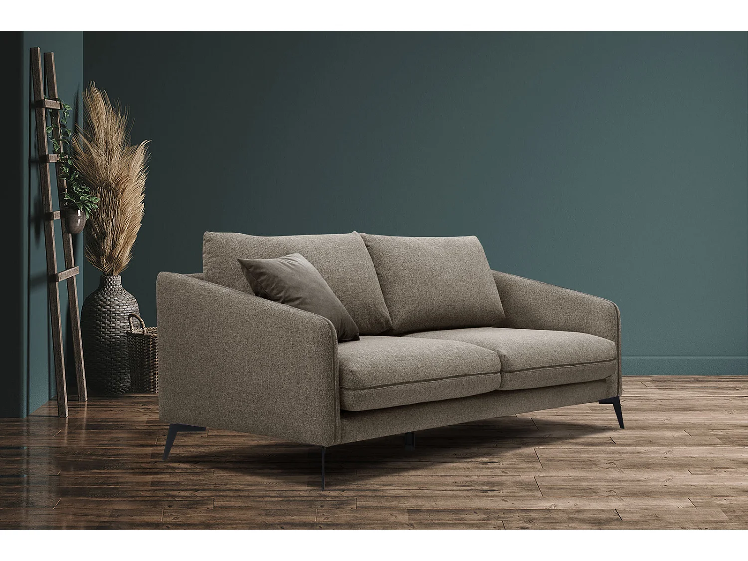 SOGEL Sofa 2,5-Sitzer, taupe