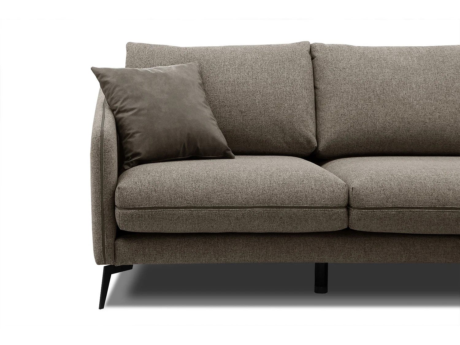 SOGEL Sofa 2,5-Sitzer, taupe