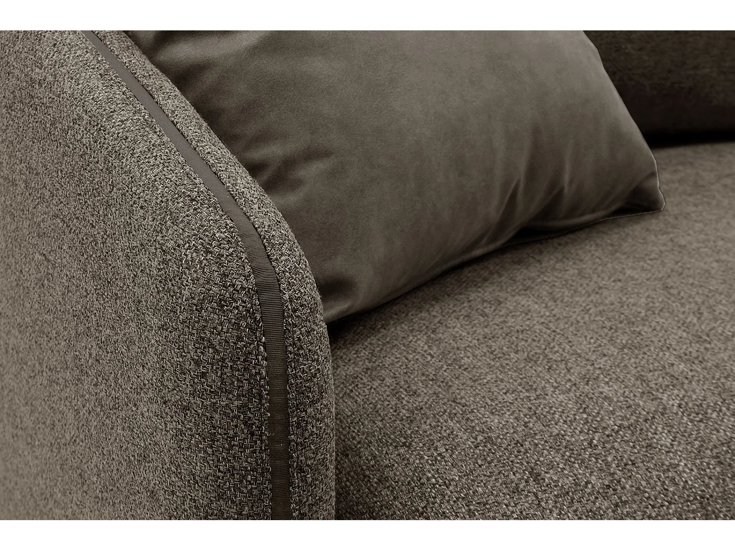 SOGEL Sofa 2,5-Sitzer, taupe