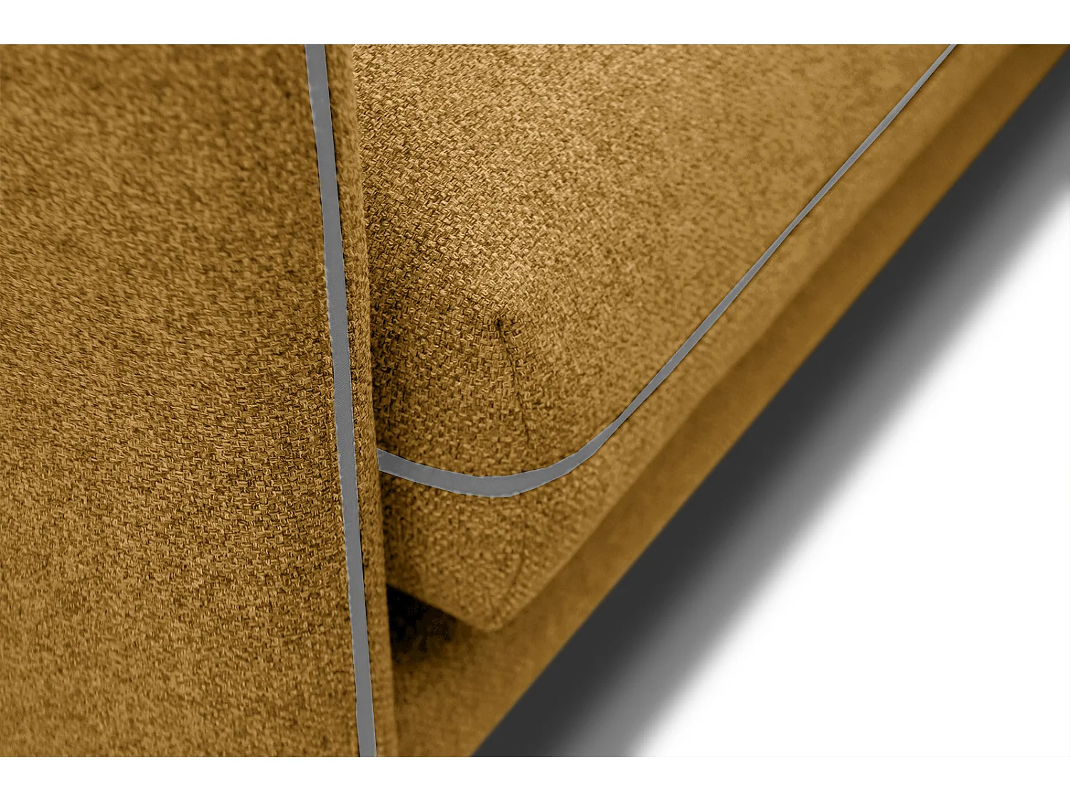 SOGEL Sofa 2,5-Sitzer, senfgelb