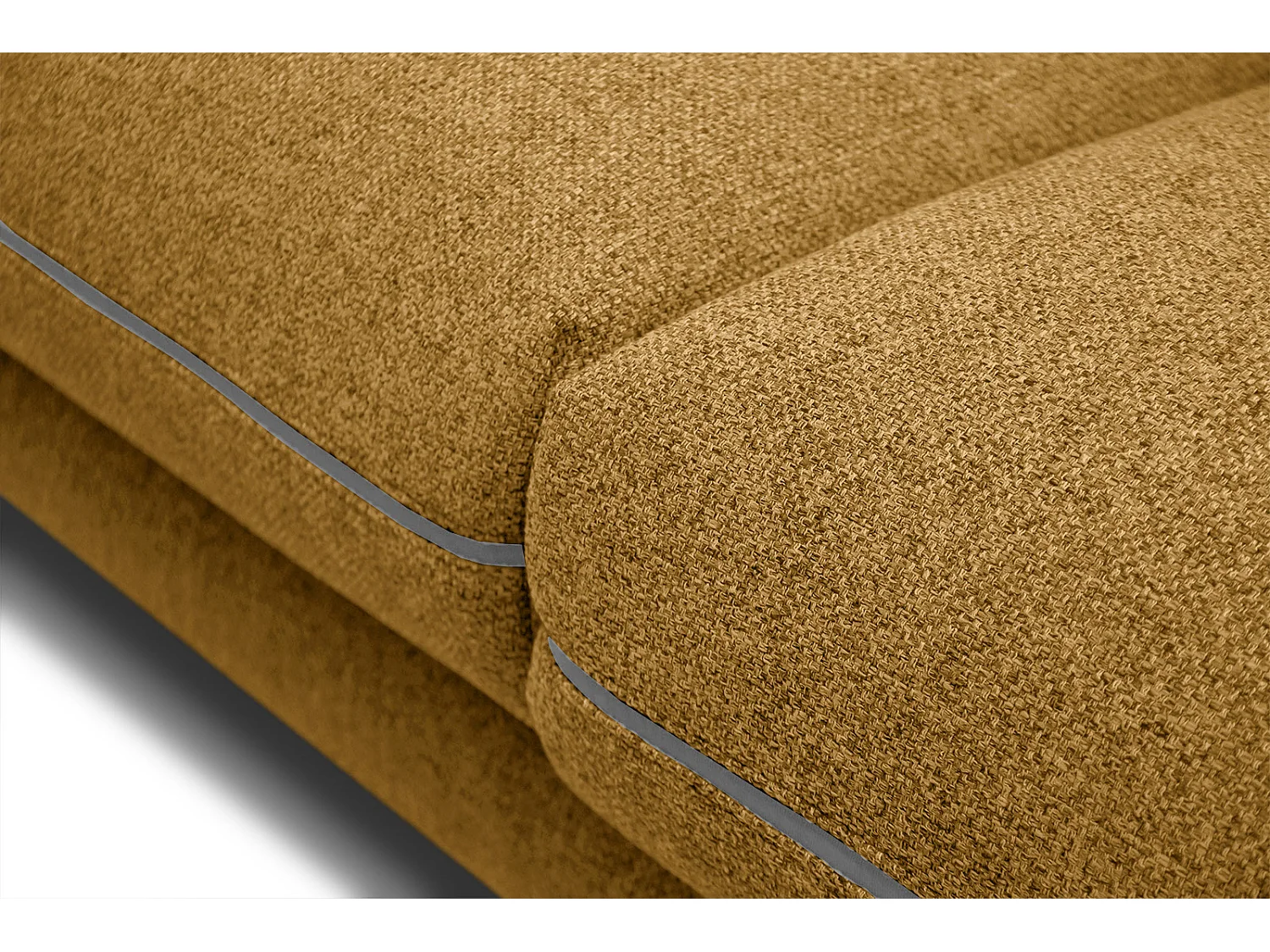 SOGEL Sofa 2,5-Sitzer, senfgelb