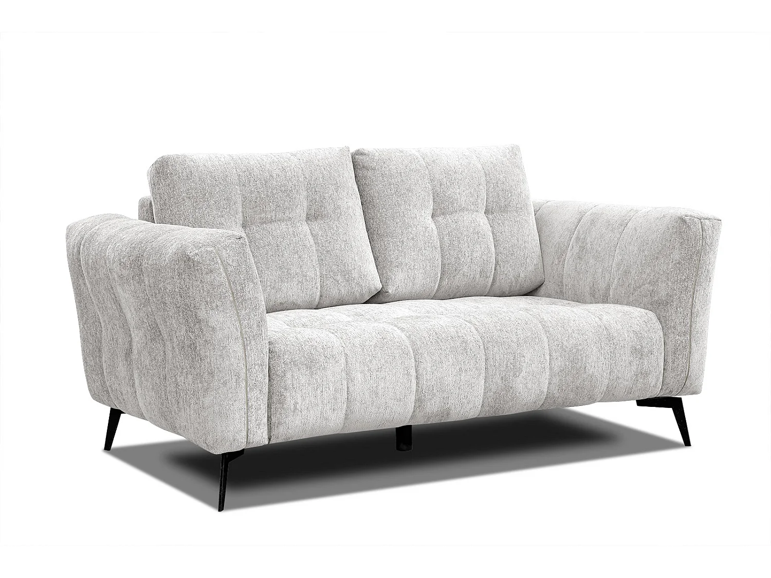 KALMER Sofa 2-Sitzer, perlweiß