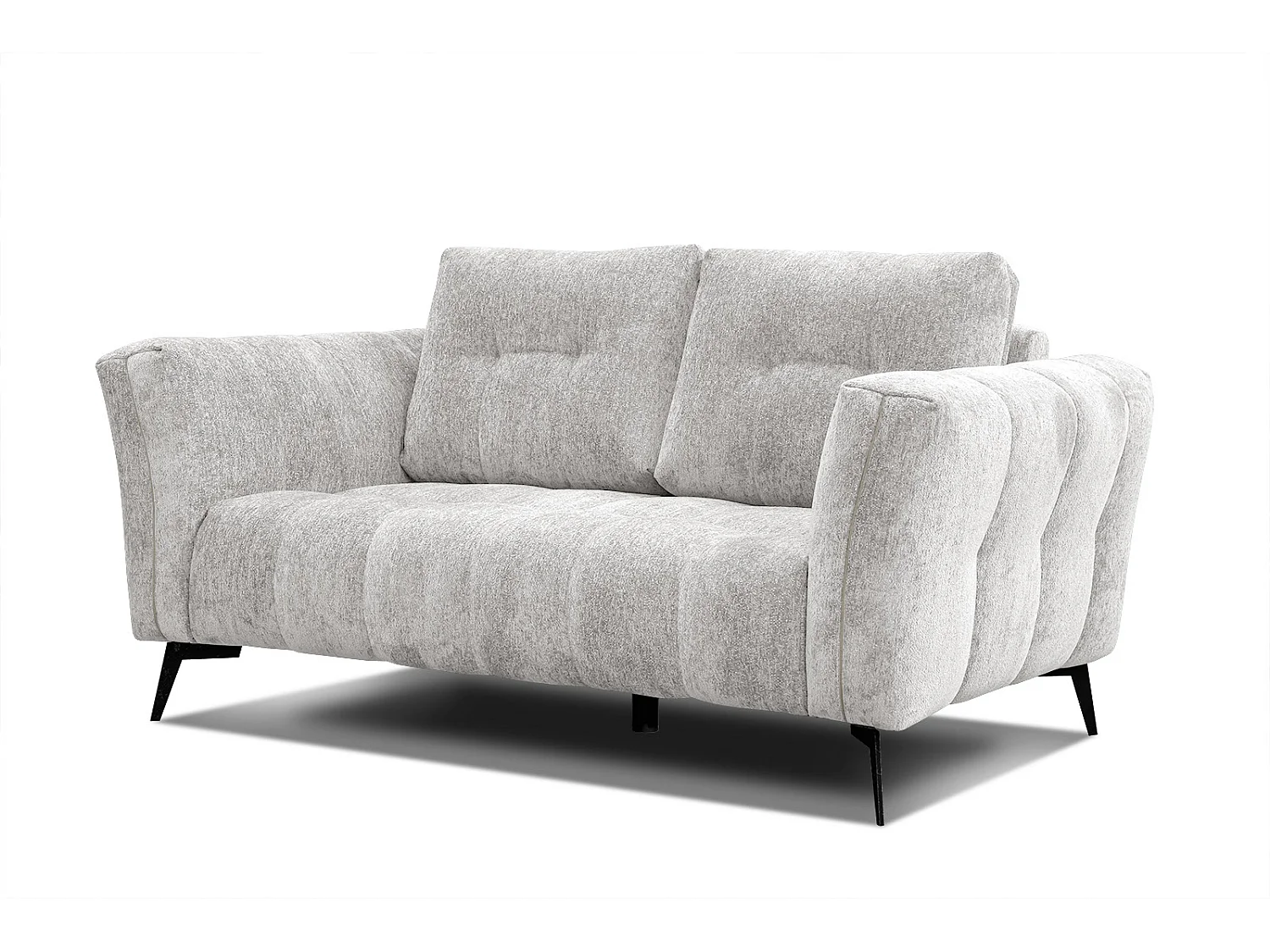 KALMER Sofa 2-Sitzer, perlweiß