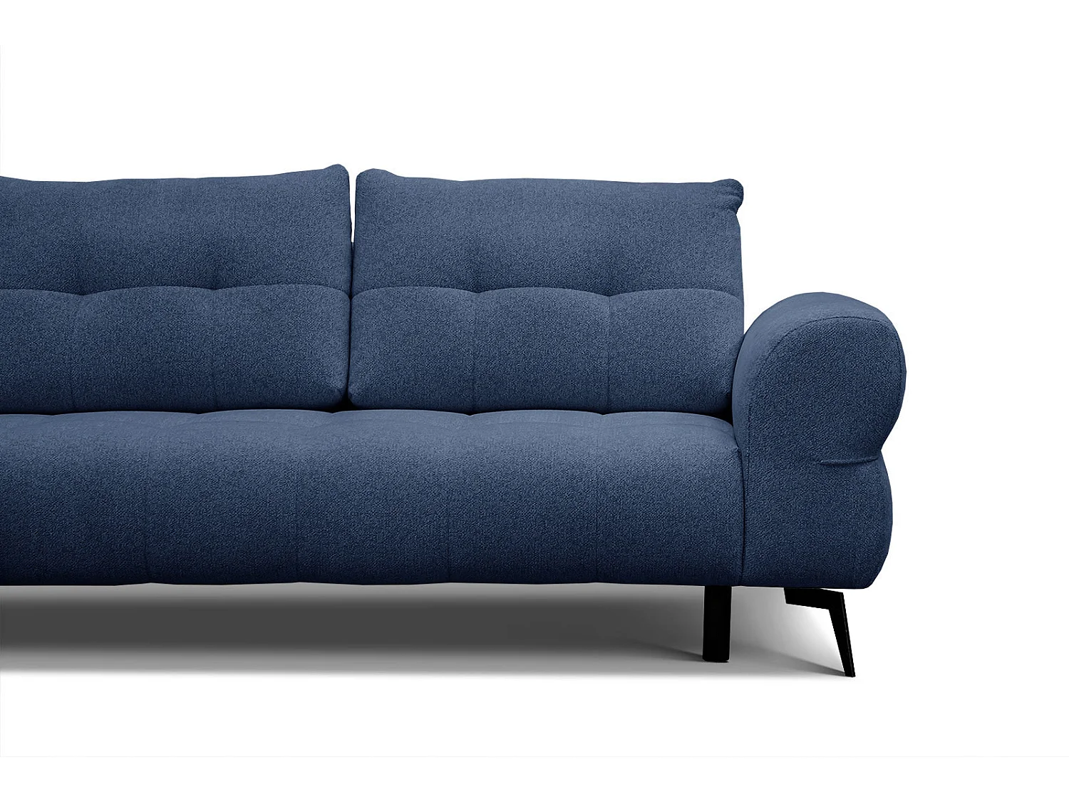 SALVINI Ecksofa 4-Sitzer links, dunkelblau