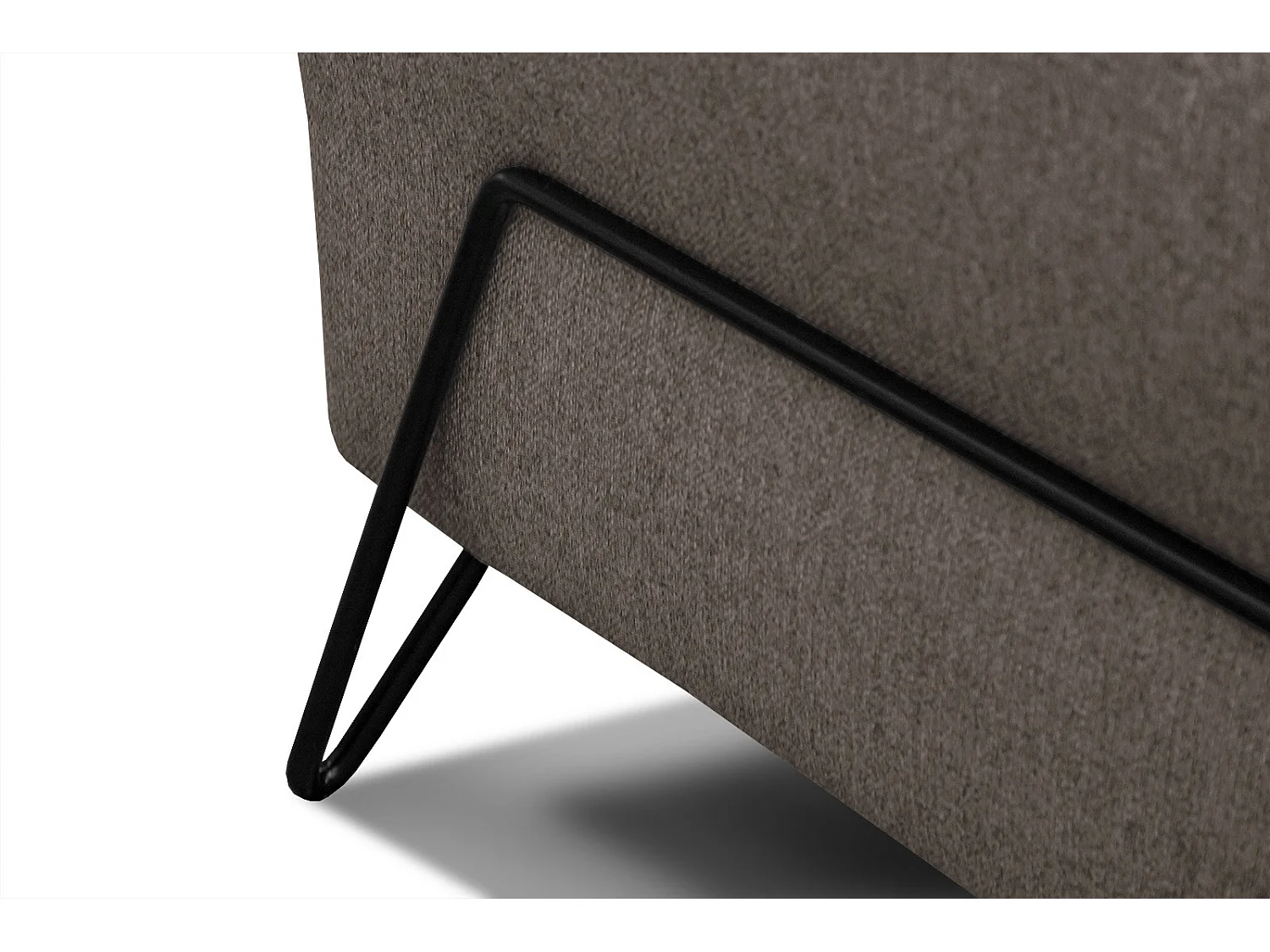 LOREM Sofa 2-Sitzer, taupe