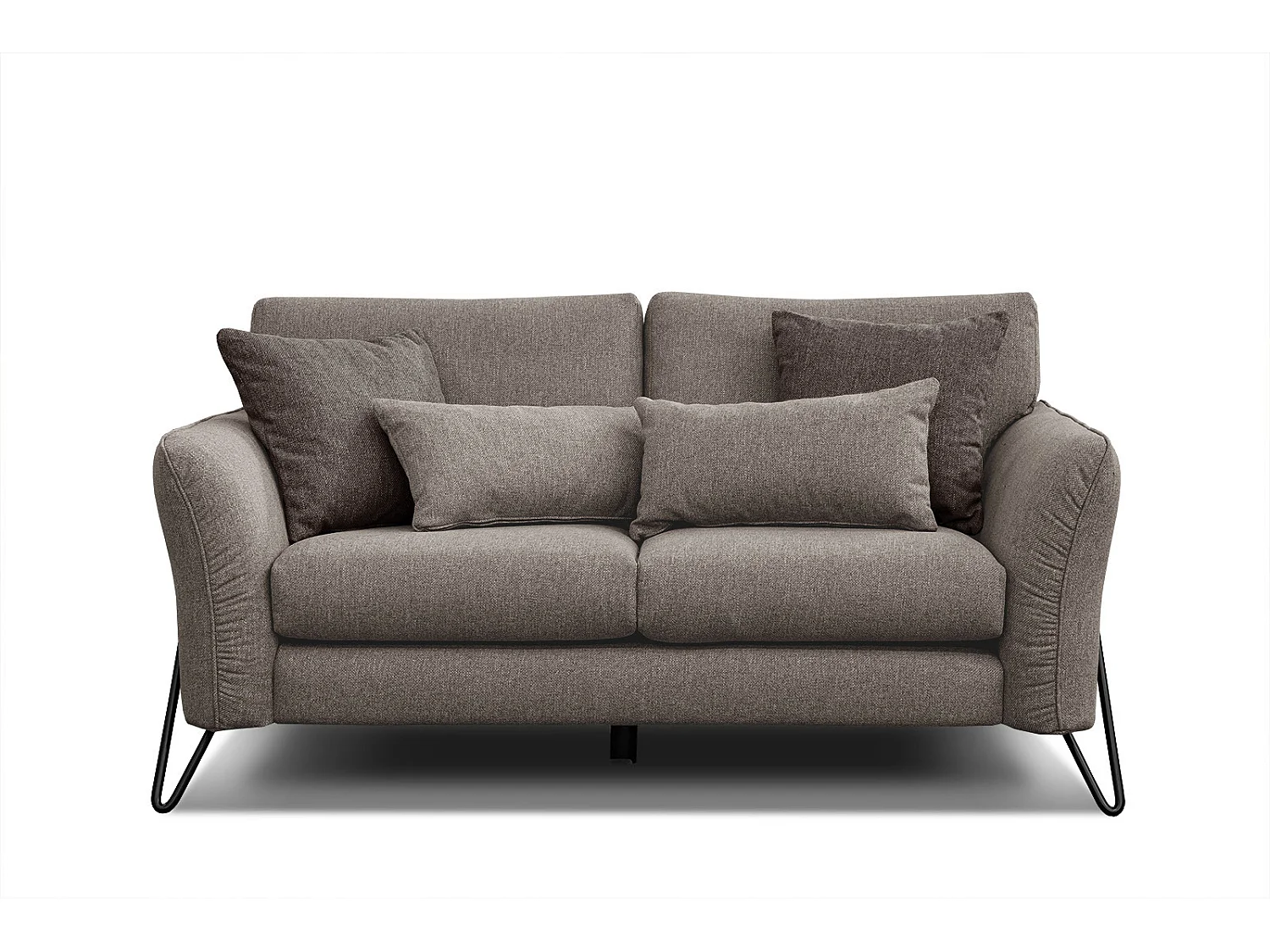 LOREM Sofa 2-Sitzer, taupe