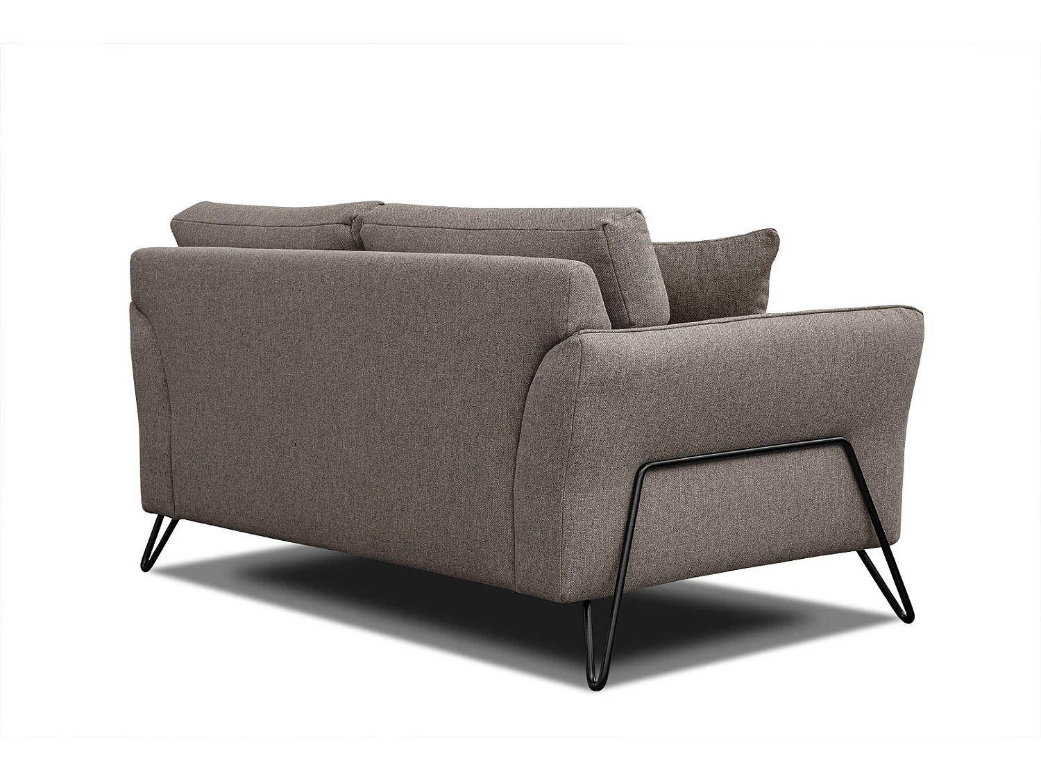LOREM Sofa 2-Sitzer, taupe