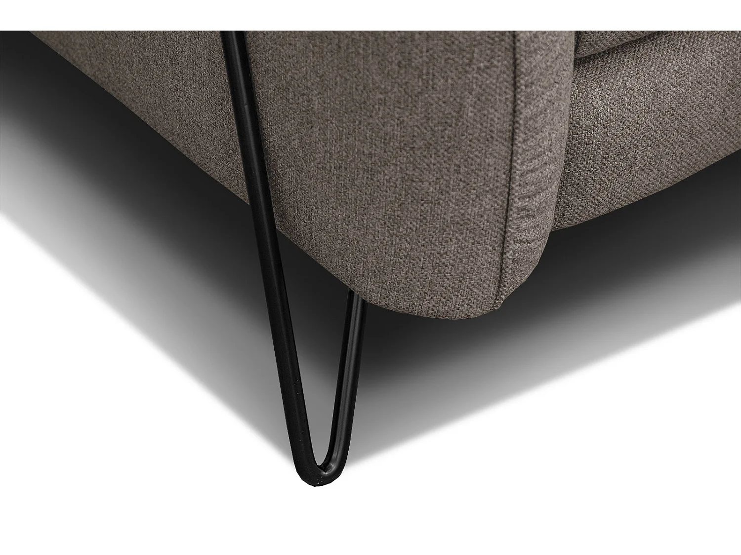 LOREM Sofa 2-Sitzer, taupe