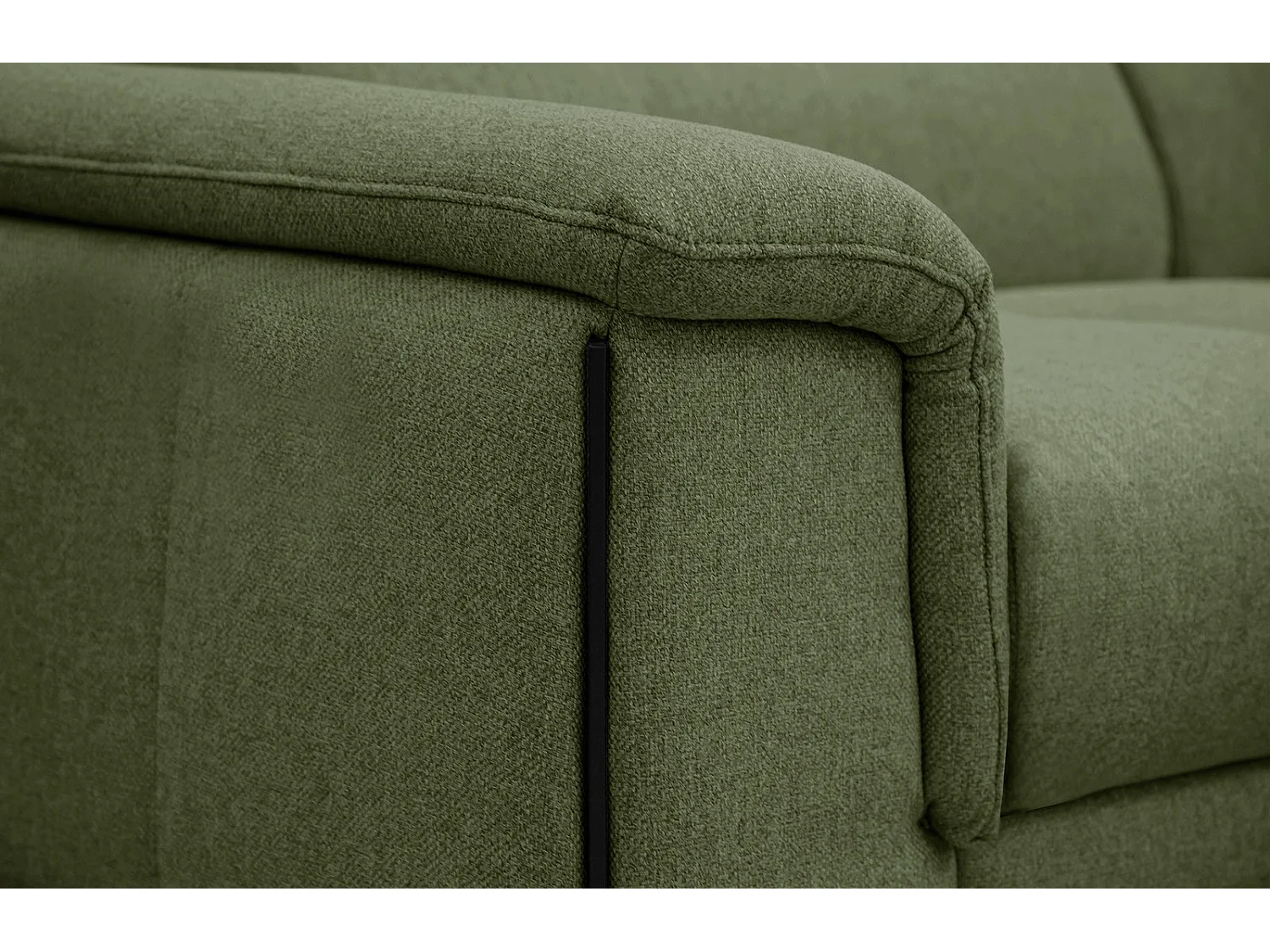 MATERA Sofa 3-Sitzer mit verstellbare Kopfstützen, olive