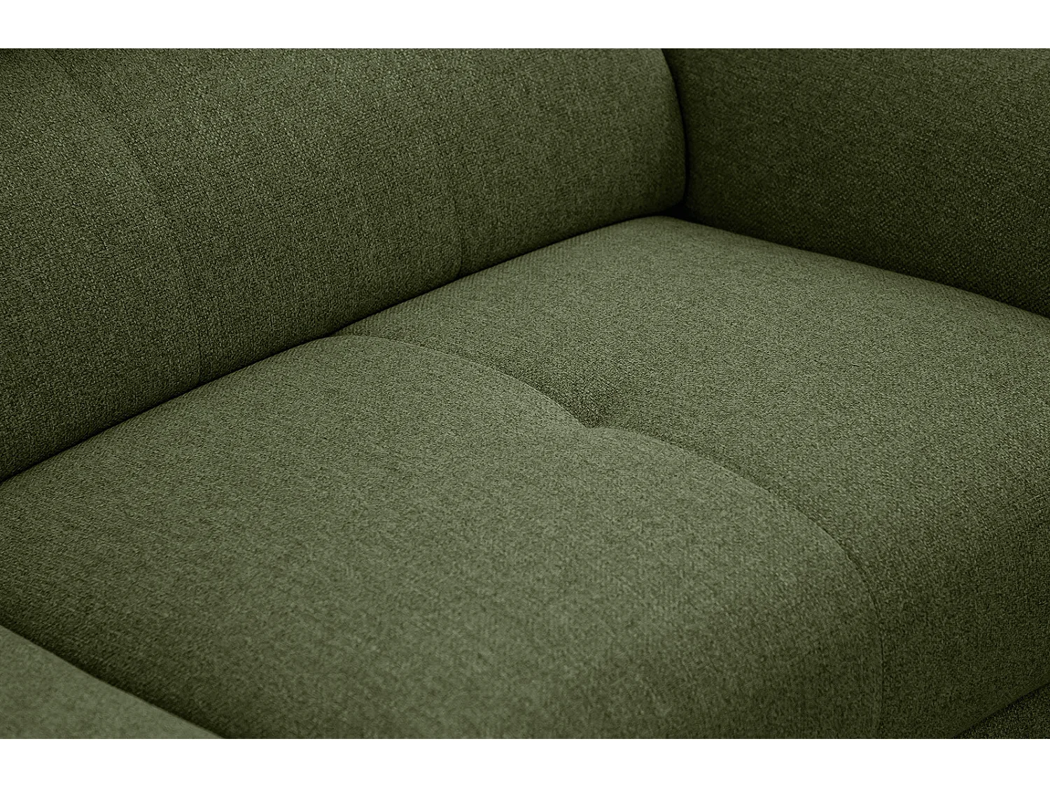 MATERA Sofa 3-Sitzer mit verstellbare Kopfstützen, olive