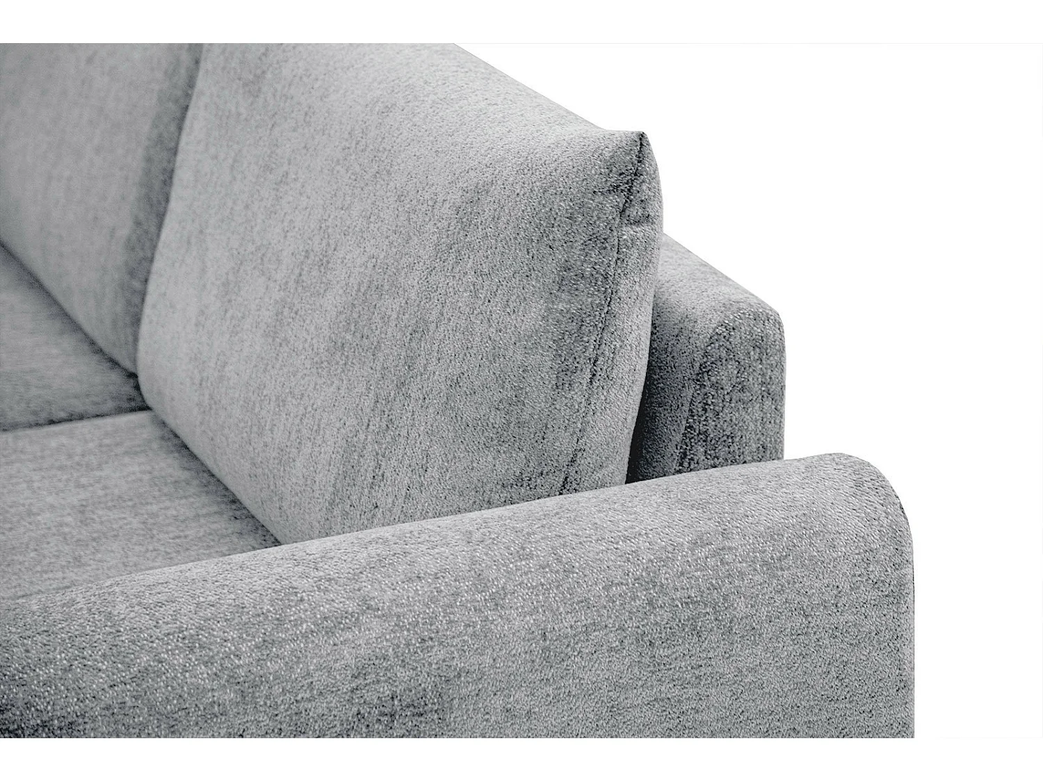 ADRIA Ecksofa 5-Sitzer links, hellgrau