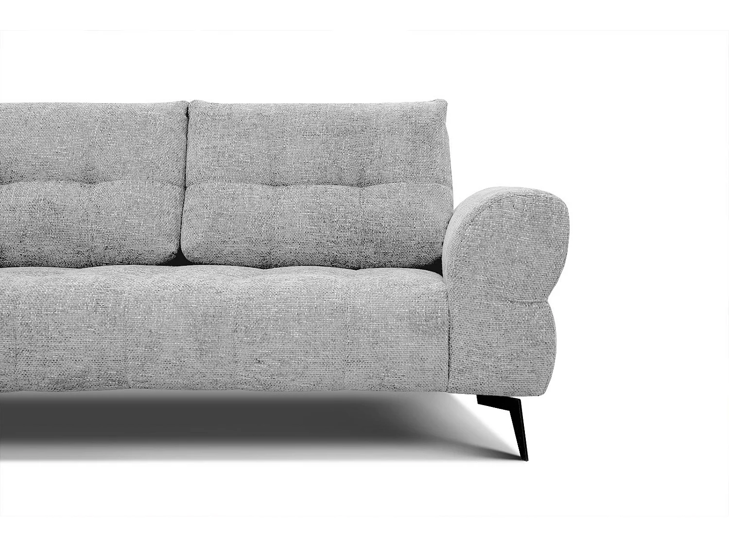 SALVINI Ecksofa 5-Sitzer links, hellgrau