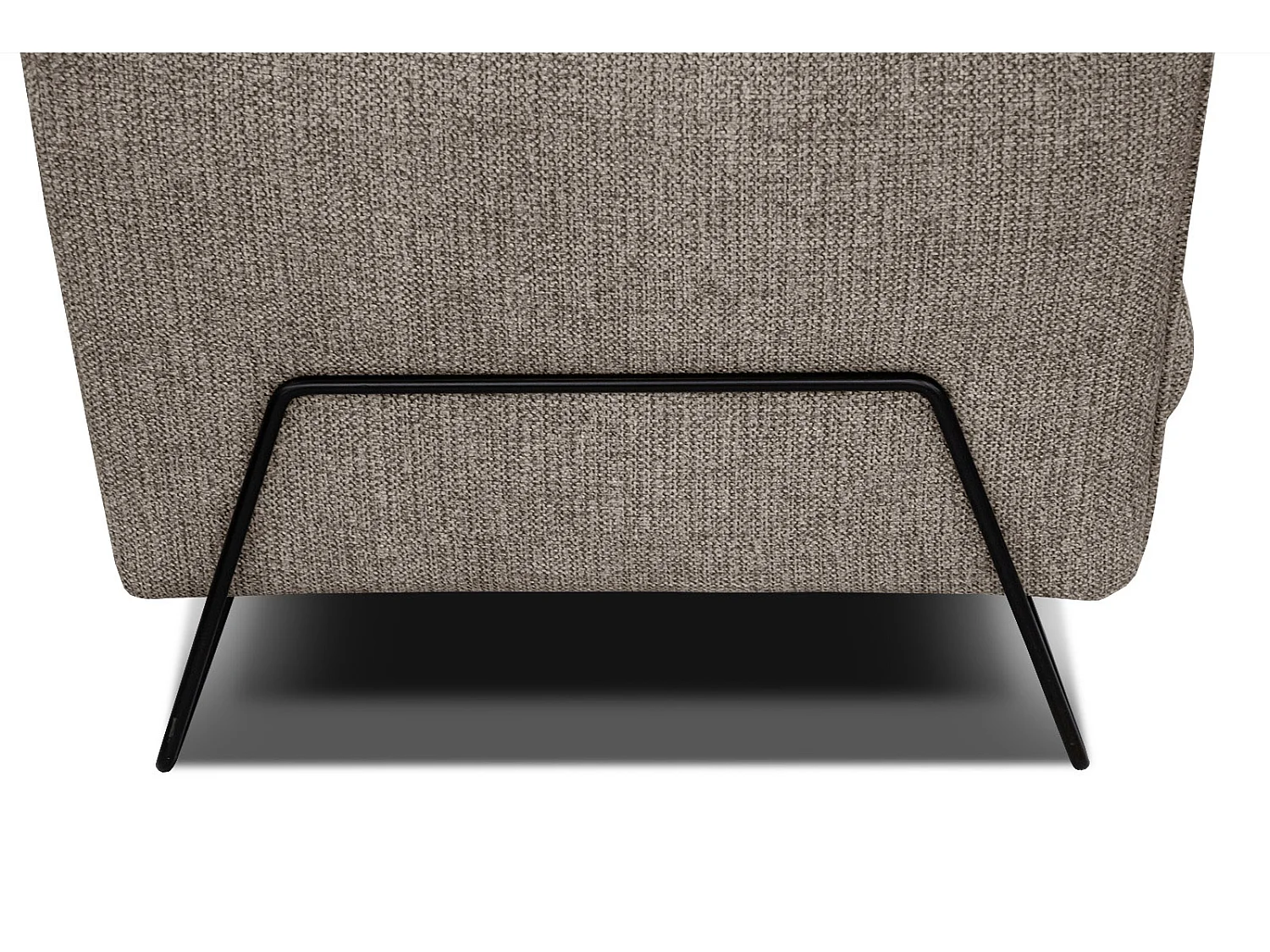 HOSTEN Ecksofa 4-Sitzer rechts, taupe