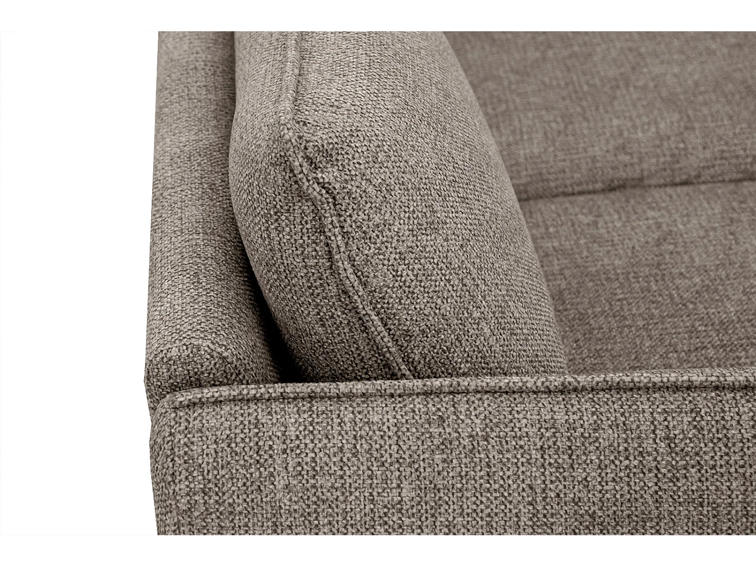 HOSTEN Ecksofa 4-Sitzer rechts, taupe