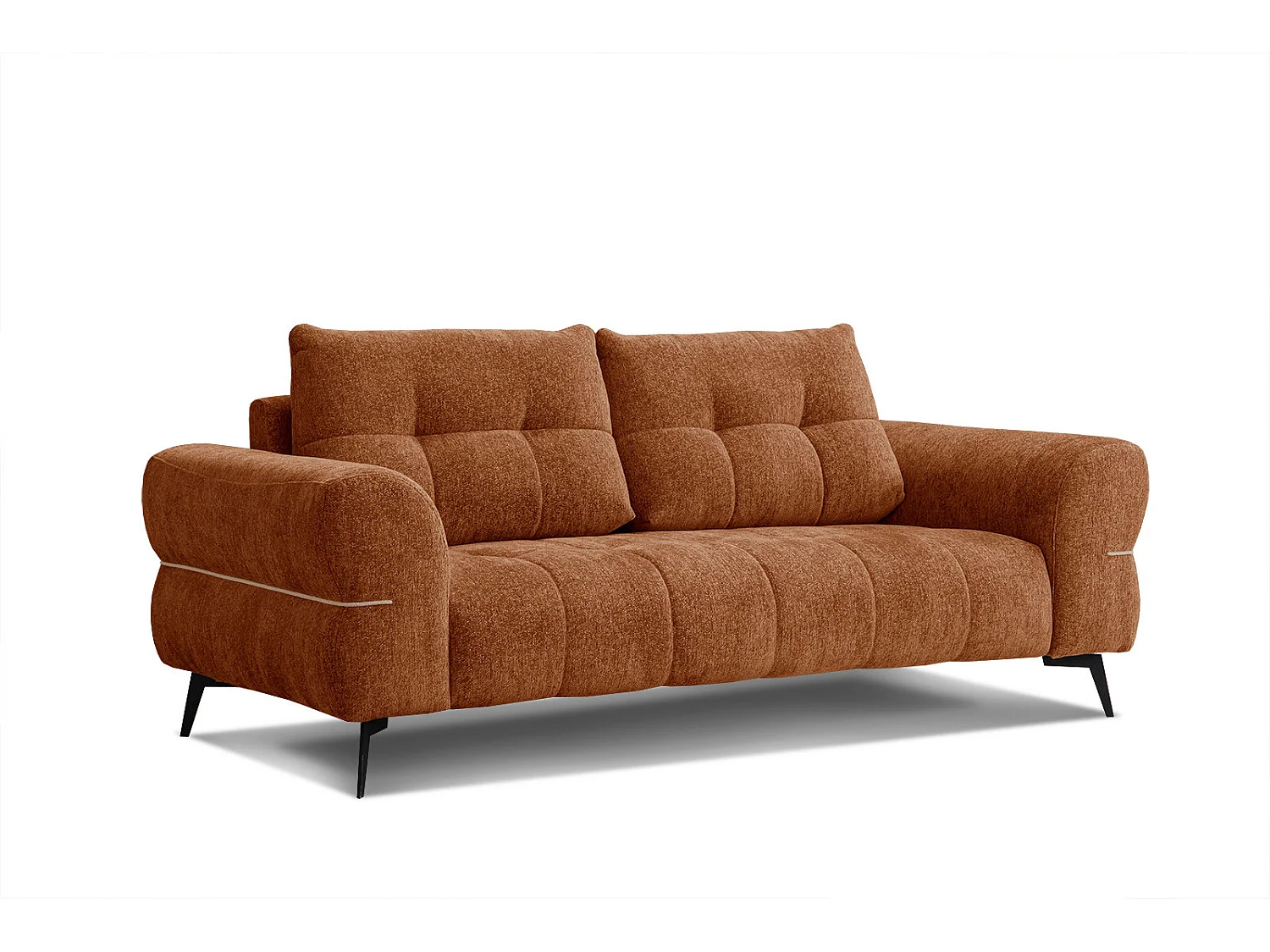 SALVINI Sofa 3-Sitzer, dunkelorange