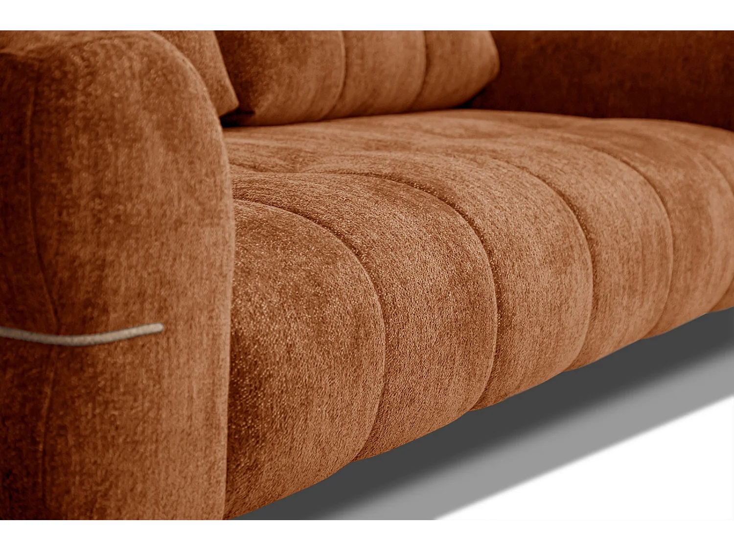 SALVINI Sofa 3-Sitzer, dunkelorange