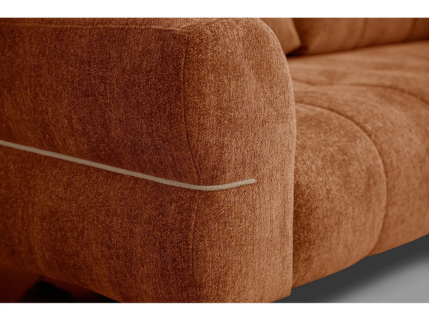 SALVINI Sofa 3-Sitzer, dunkelorange