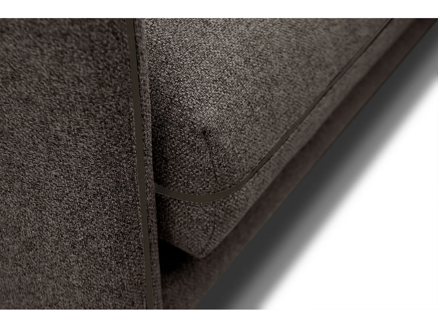 SOGEL Sofa 2,5-Sitzer, dunkelbraun