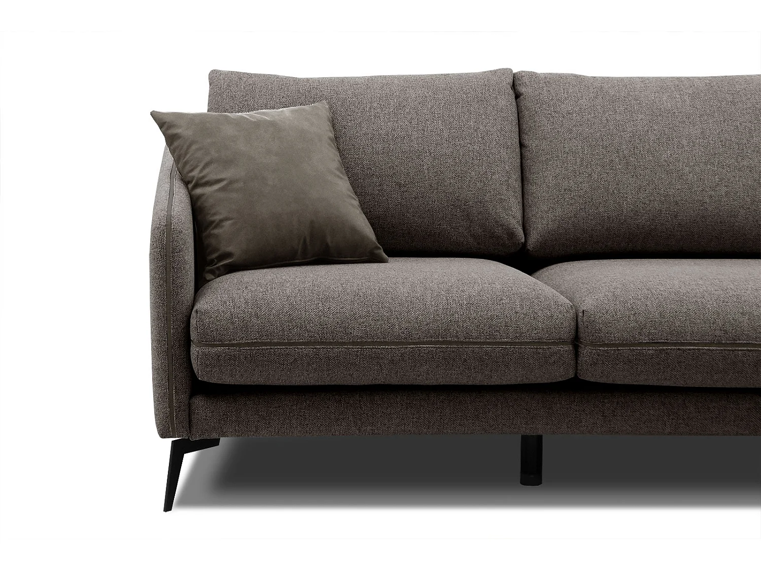 SOGEL Sofa 2,5-Sitzer, dunkelbraun