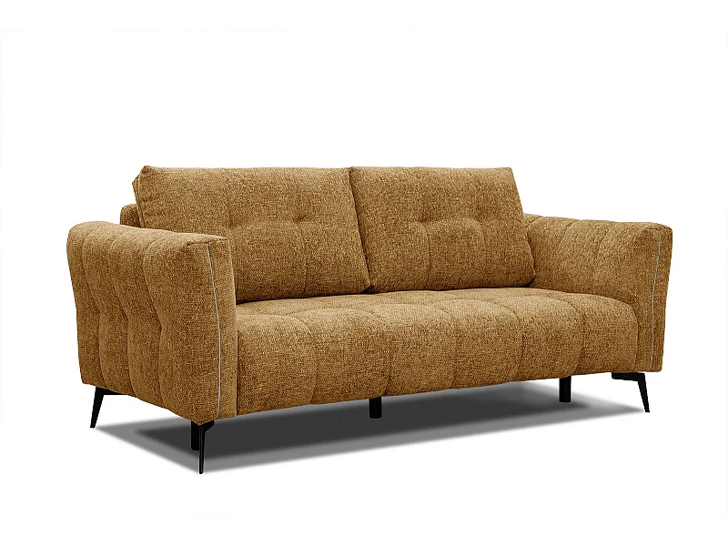 KALMER Sofa 2,5-Sitzer, senfgelb