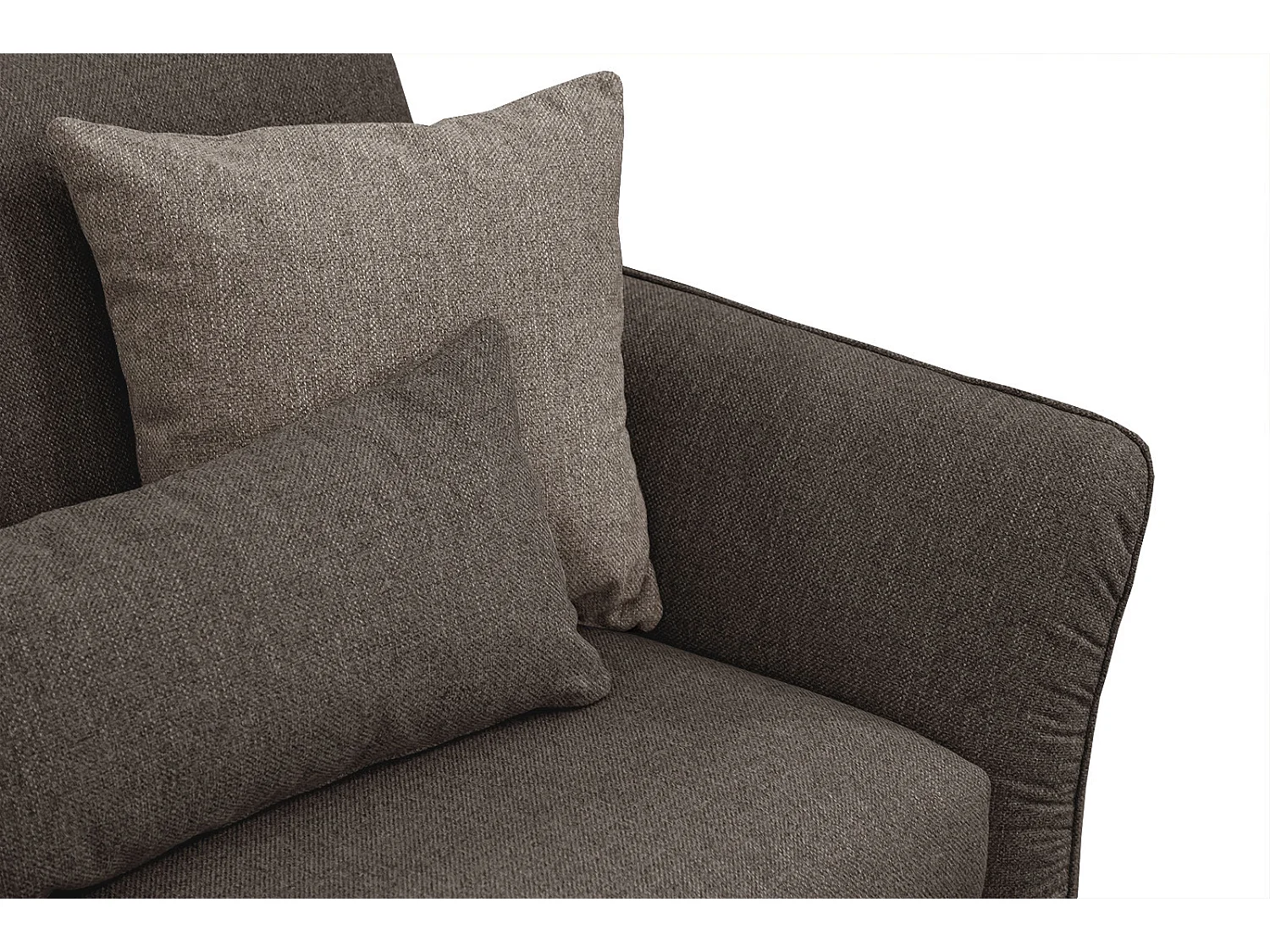 LOREM Sofa 2-Sitzer, dunkelbraun