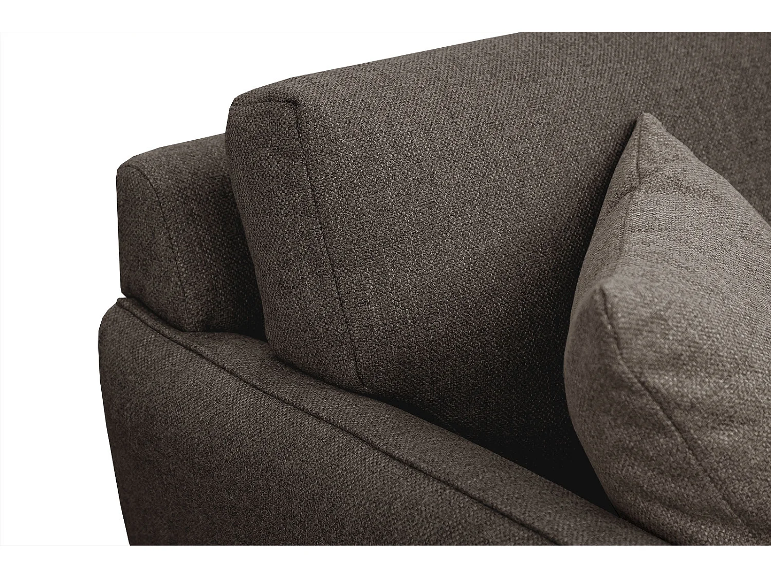 LOREM Sofa 2-Sitzer, dunkelbraun