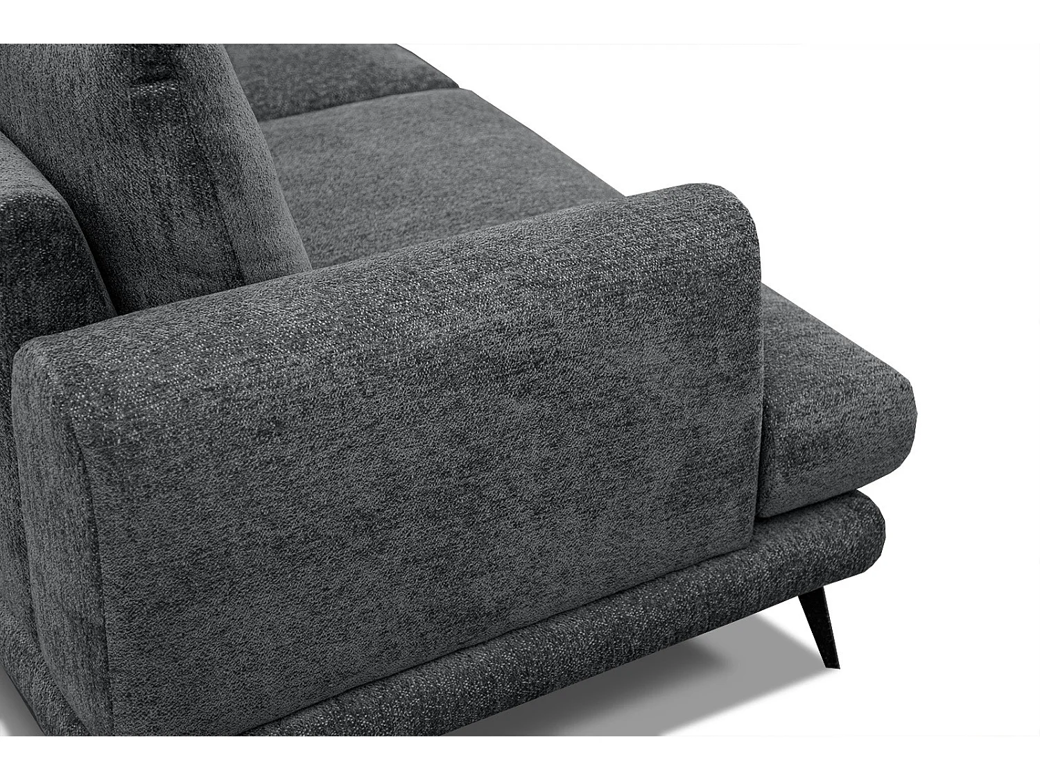 ADRIA Ecksofa 5-Sitzer rechts, graphit