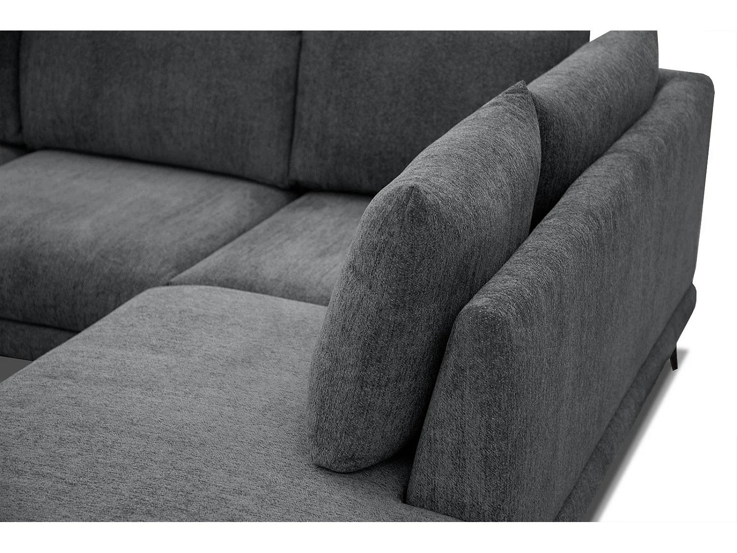 ADRIA Ecksofa 5-Sitzer rechts, graphit