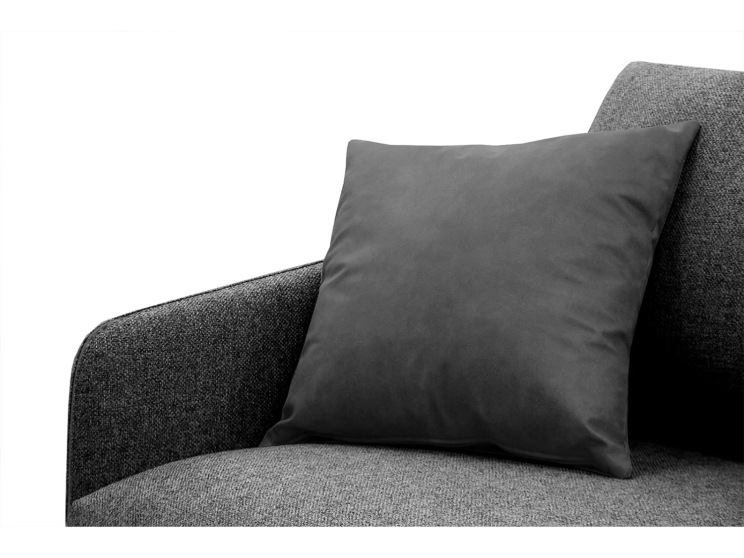 SOGEL Sofa 2,5-Sitzer, schwarz