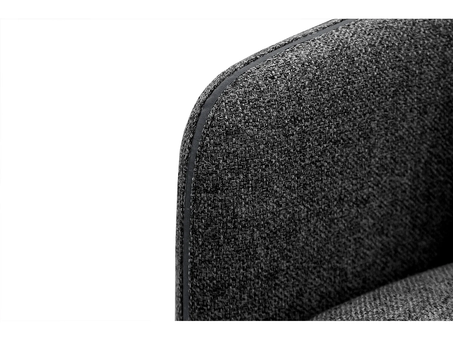 SOGEL Sofa 2,5-Sitzer, schwarz