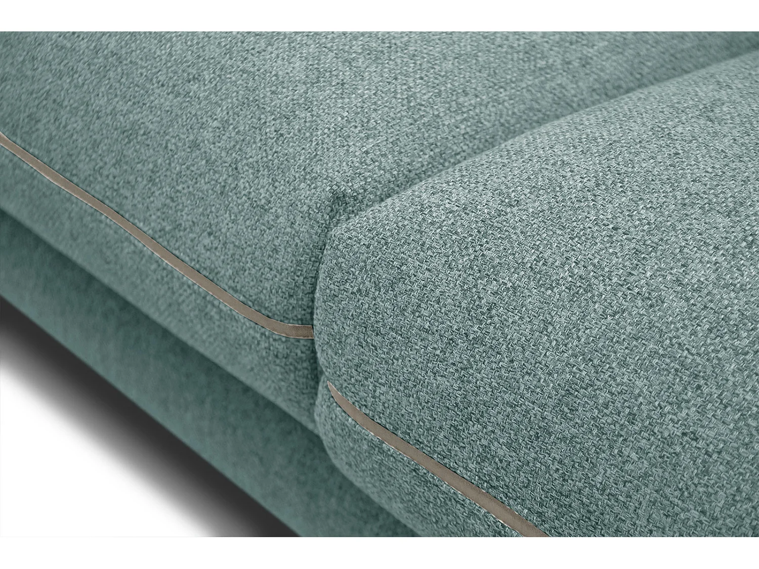 SOGEL Ecksofa 4-Sitzer rechts, minzegrün