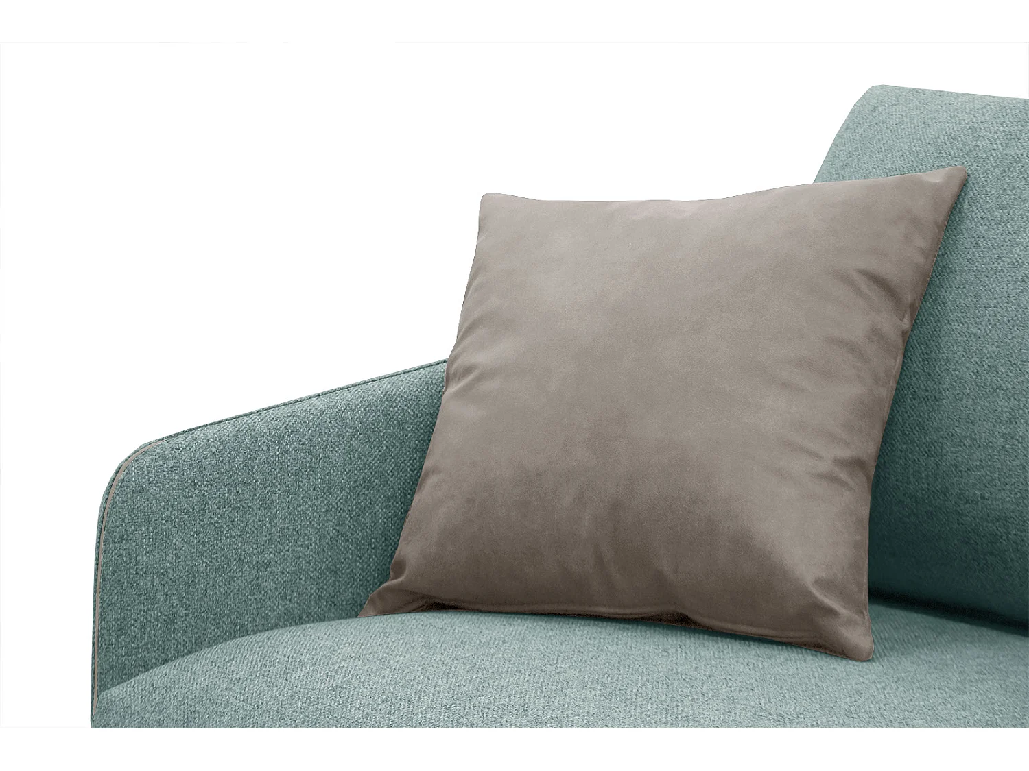 SOGEL Ecksofa 4-Sitzer rechts, minzegrün