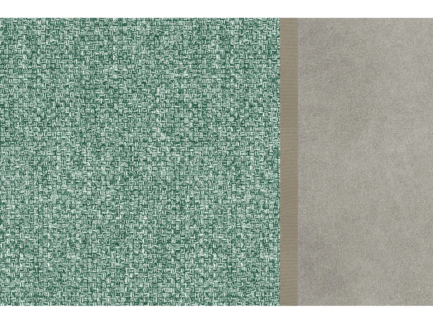 SOGEL Ecksofa 4-Sitzer rechts, minzegrün