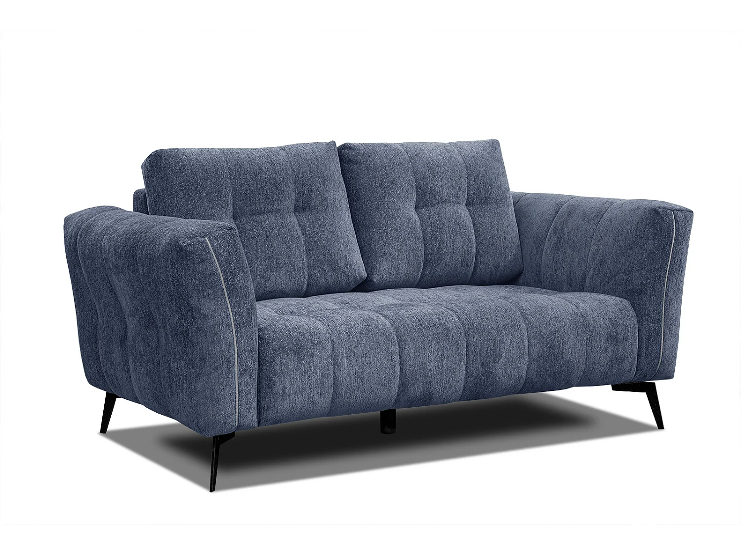 KALMER Sofa 2-Sitzer, dunkelblau